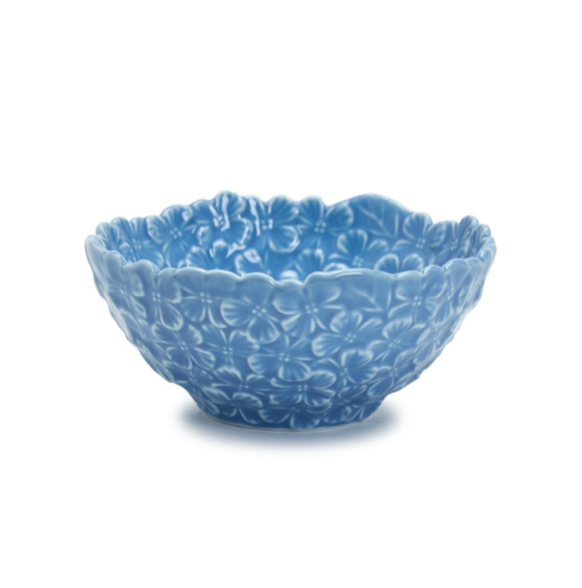 Hydrangea Tidbit Bowls Blue