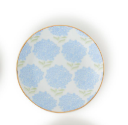 Porcelain Tray Hydrangea Blue M