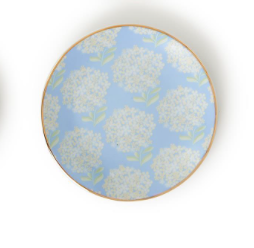 Porcelain Tray Hydrangea Blue M