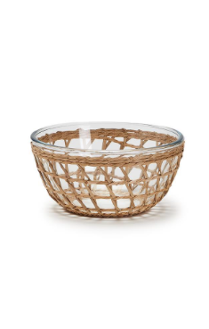Bowls With Hand Woven Lattice L