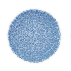Hydrangea Tidbit Dish Sky Blue