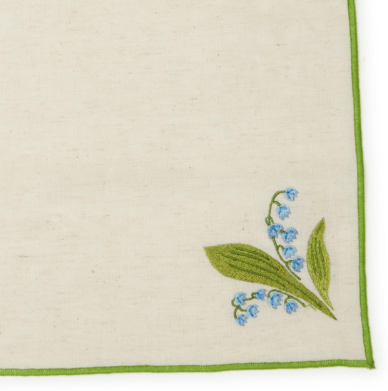 Lily of the Valley Embroidered Napkins