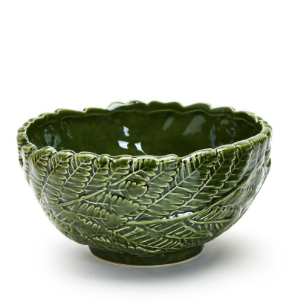 Fern Leaf Bowl Green M