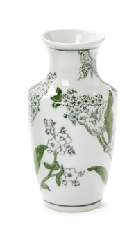 Julia Vases Lotus Green and White