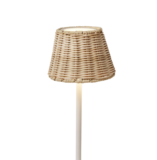 Rattan Lamp Shade Cover with Straight Edge