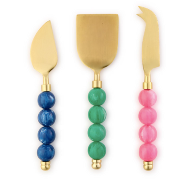 Cheese Knives Set of 3 Multi