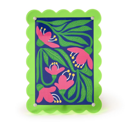 Acrylic Scalloped Frame