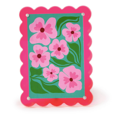 Acrylic Scalloped Frame