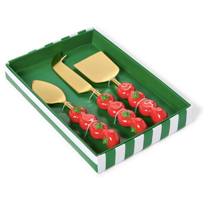 Tomato Set of 3 Cheese Knives