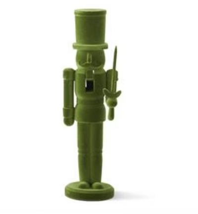 Wood Green Velvet Nutcracker