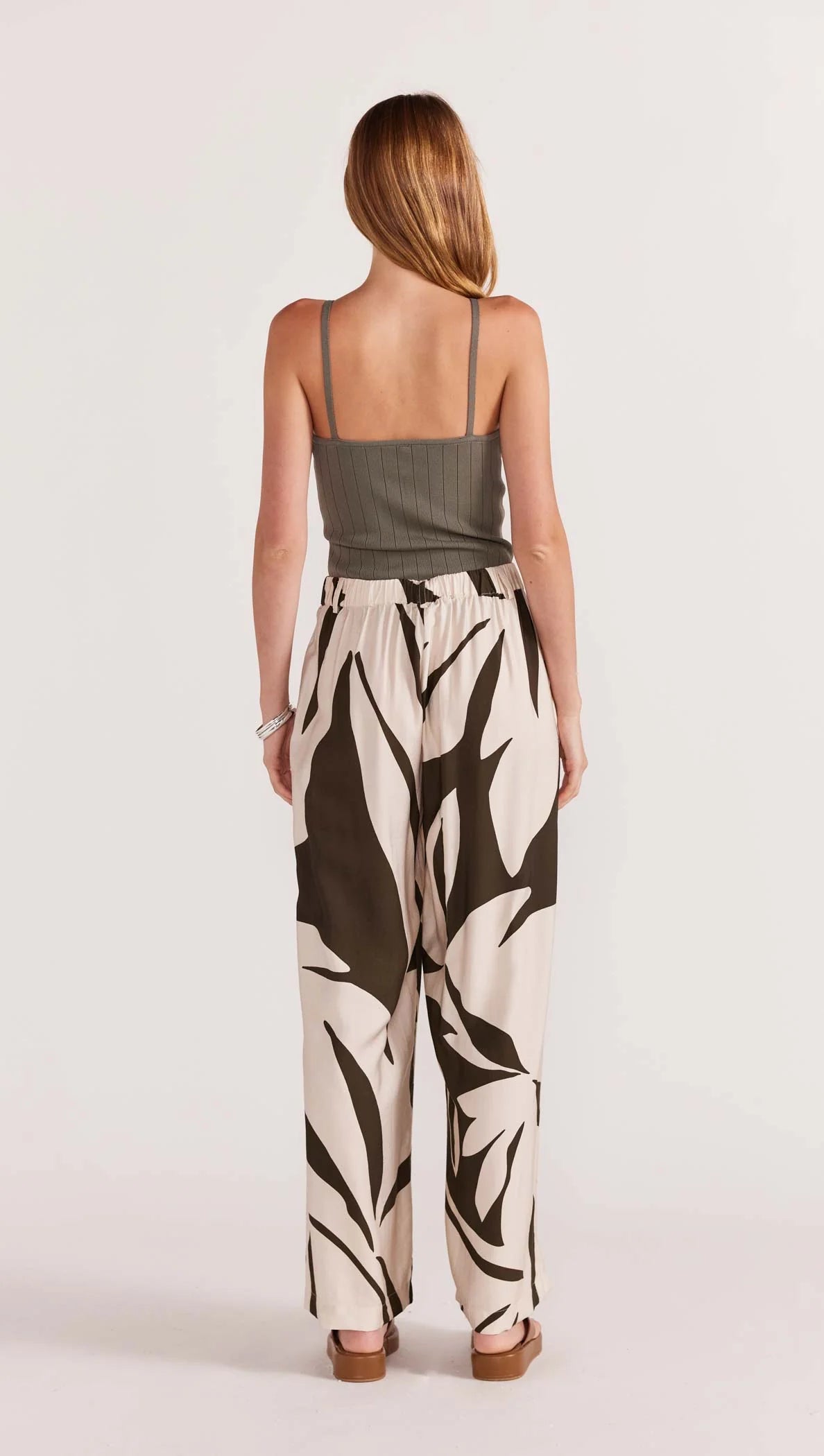 Acacia Wide Leg Pant Olive