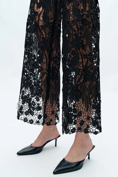 Frica Wide Leg Jean Black