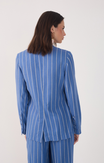 Natalia Blazer Iris Stripe