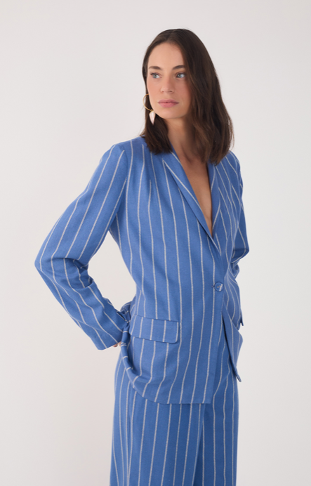 Natalia Blazer Iris Stripe