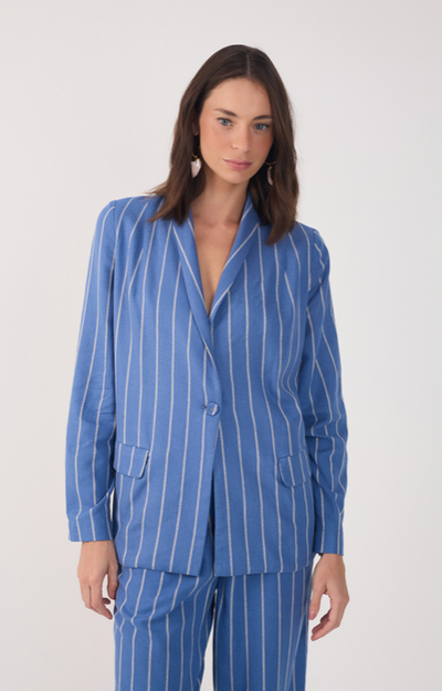 Natalia Blazer Iris Stripe