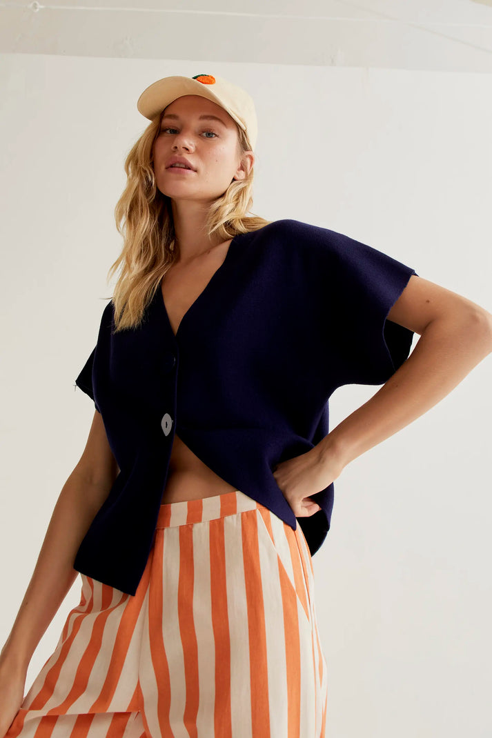 Wonia Top Navy