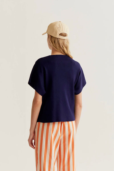 Wonia Top Navy