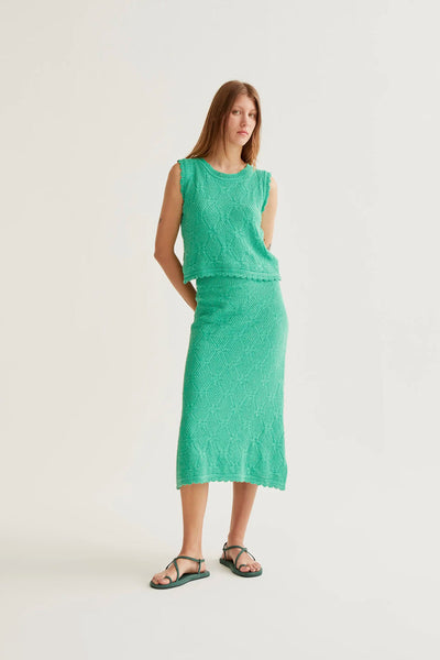 Fiona Skirt Green