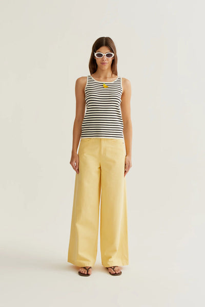 Ines Top White Black