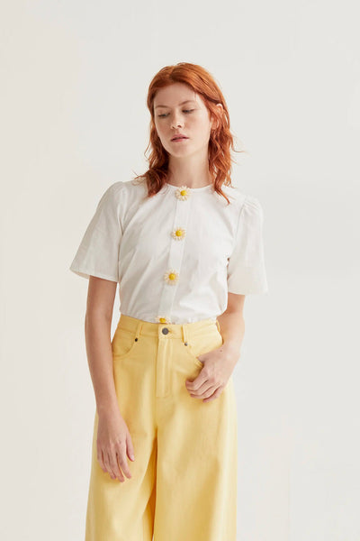 Beni Shirt Flowe Yellow