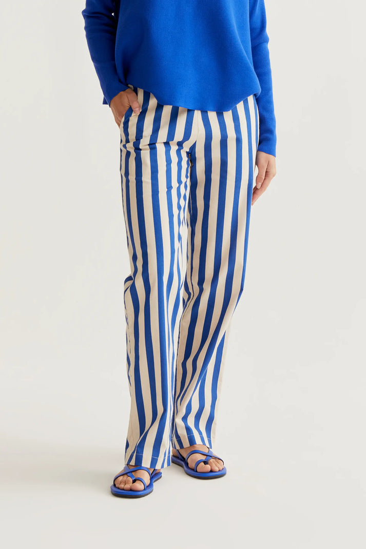 Gonte Pant Stripe Blue