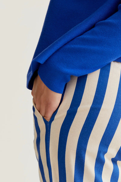Gonte Pant Stripe Blue