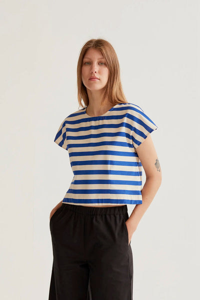 Llili Top Stripe Blue