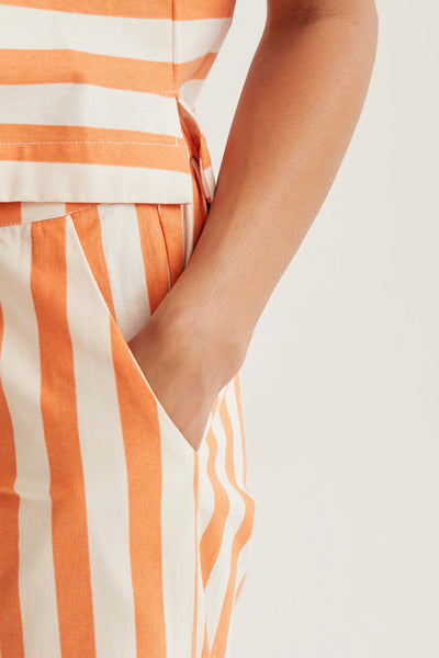 Zira Pant Stripe Orange