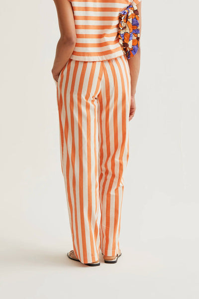 Zira Pant Stripe Orange
