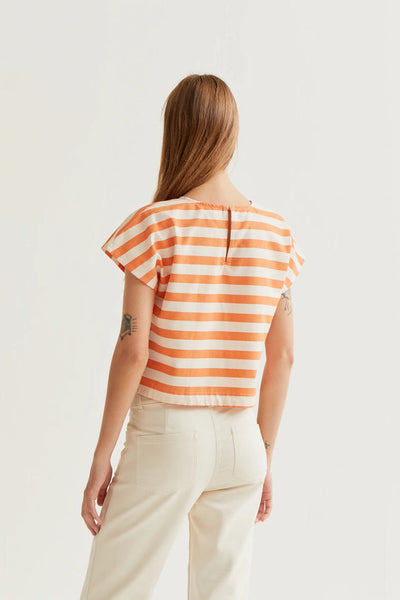 Zira Tshirt Stripe Orange