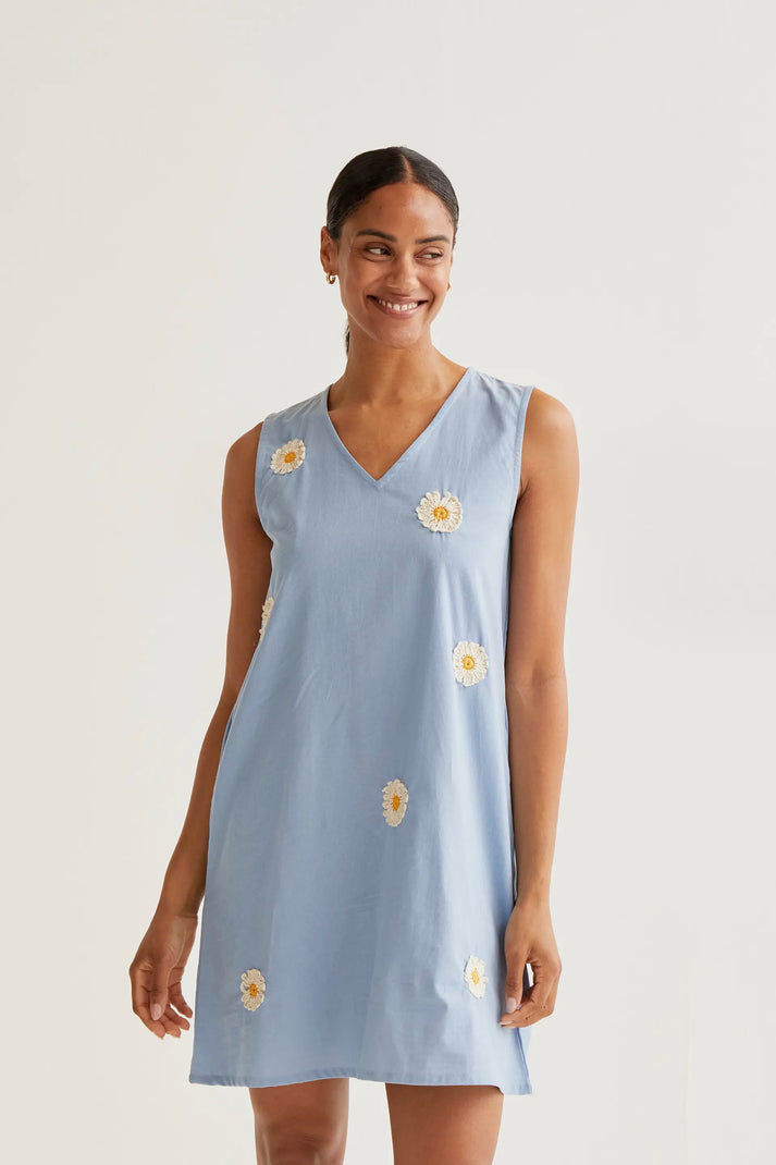 Beneti Short Drees Sky Blue