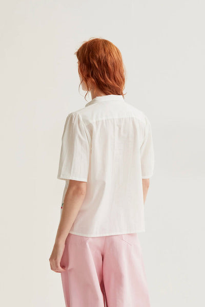 Serene Blouse Cherry