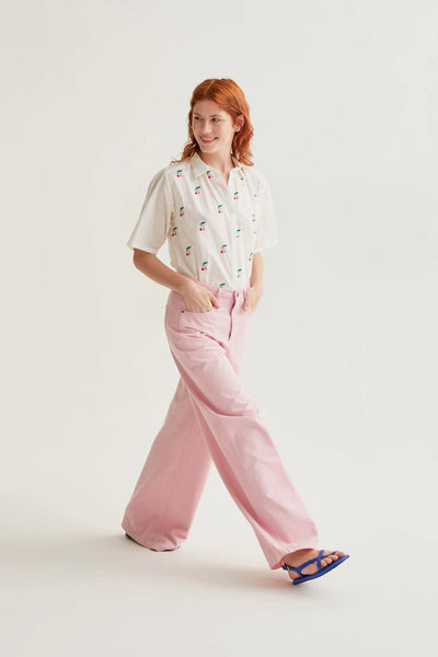 Serene Blouse Cherry