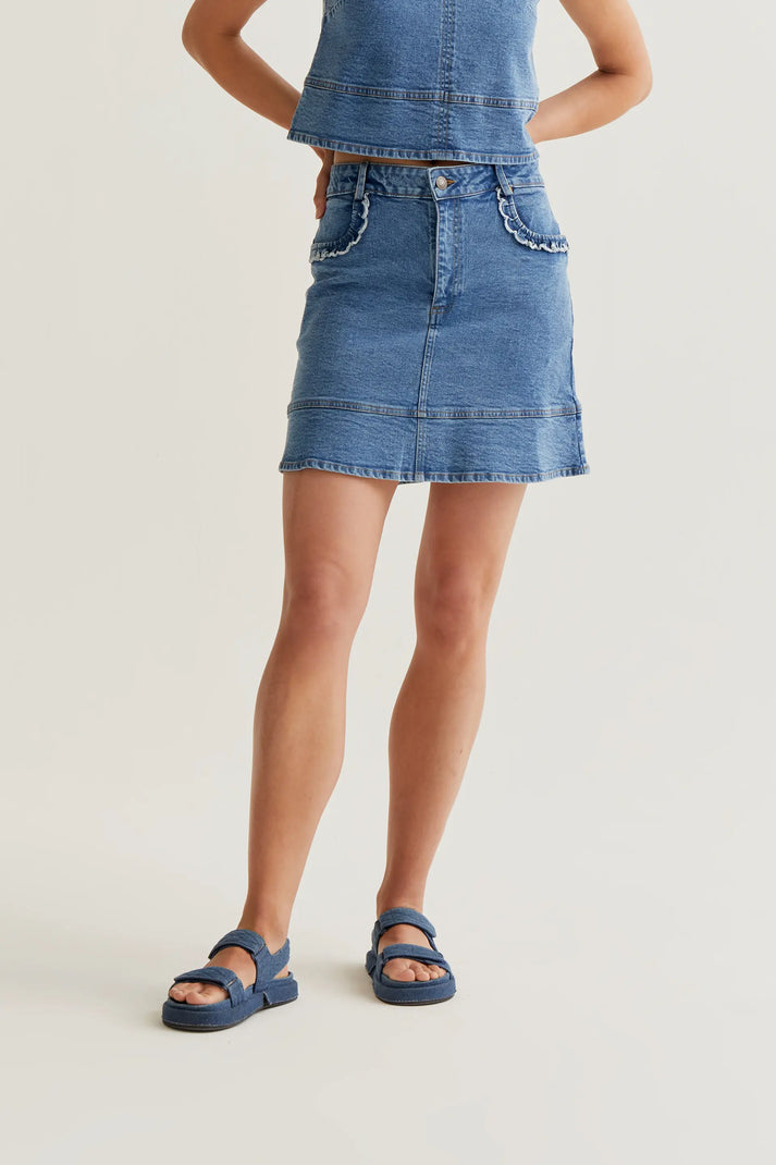 Hilary Skirt Blue