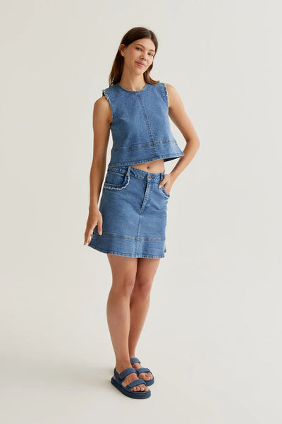 Hilary Skirt Blue