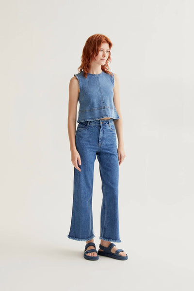 Hilary Top Blue