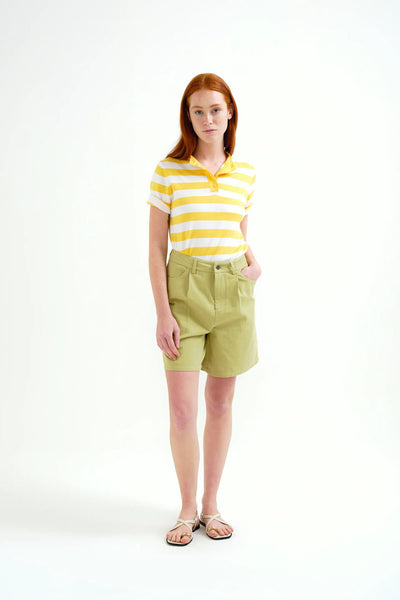 Claudia Top Yellow White