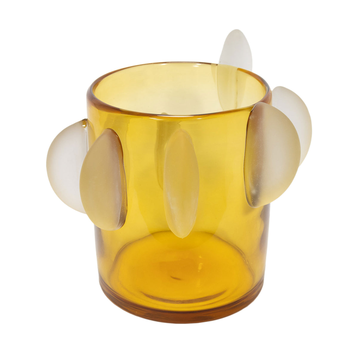 Divya Glass Vase Amber