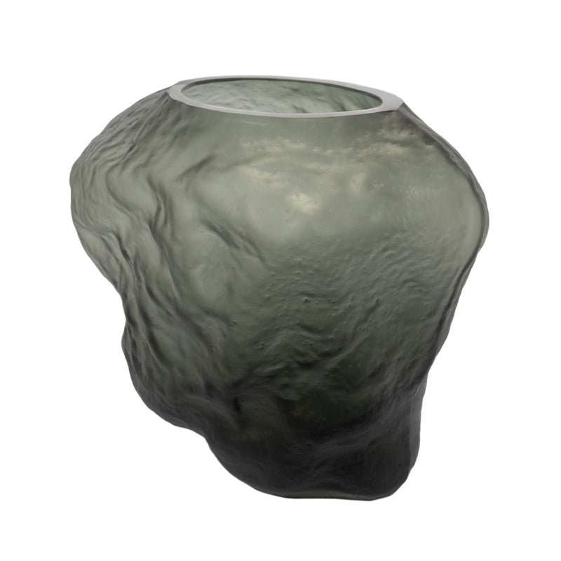 Ehsaan Glass Vase Grey