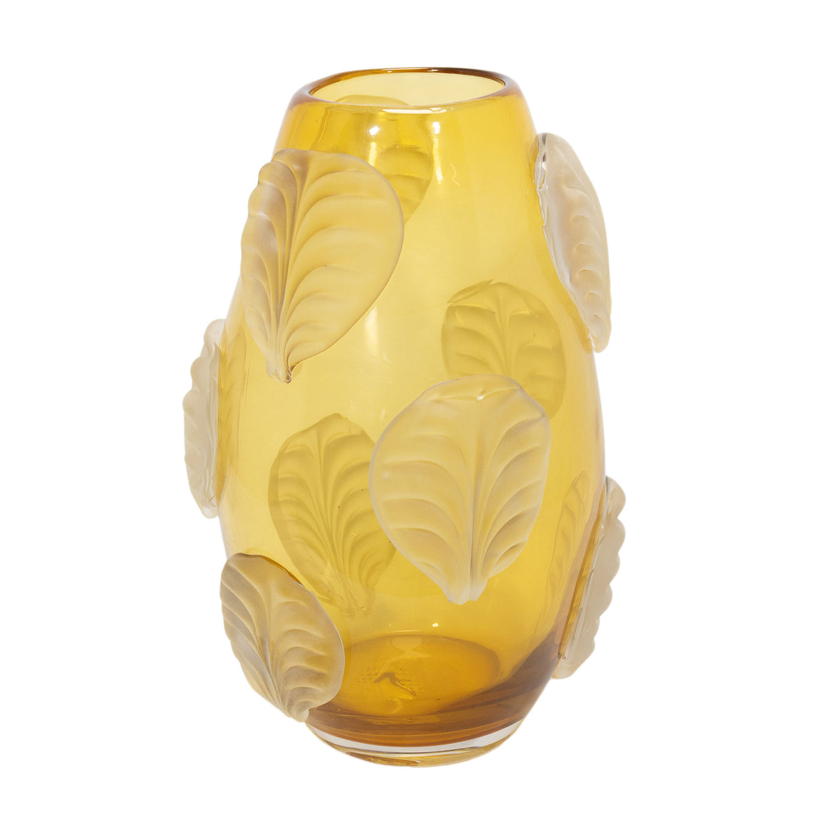 Eshana Glass Vase Amber