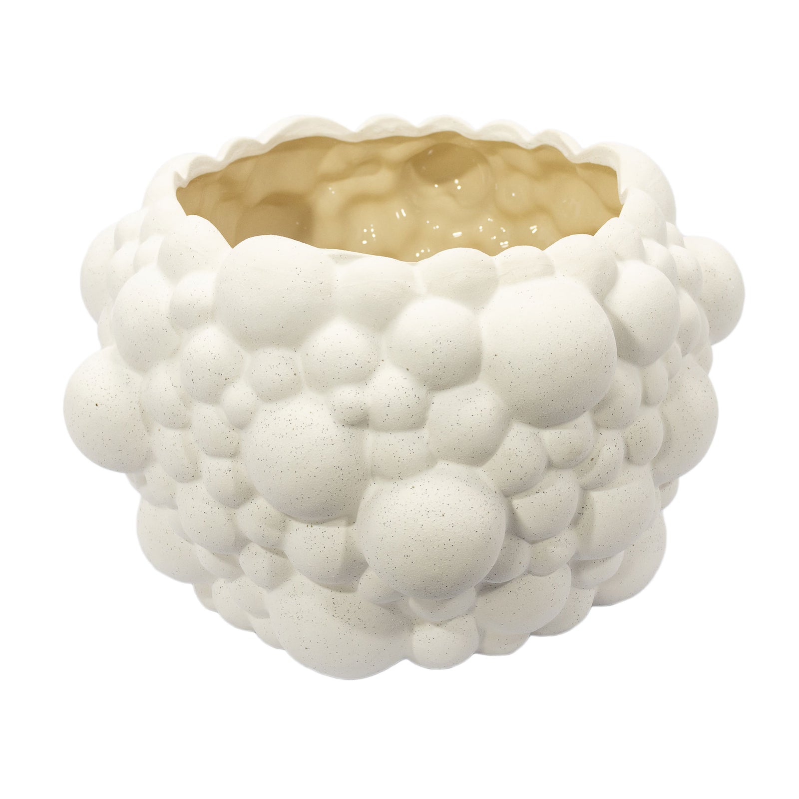 Shayak Ceramic Vase White