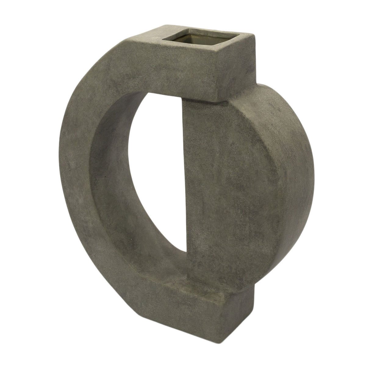 Tanaia Ceramic Vase Grey