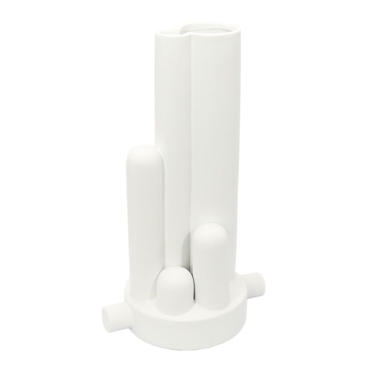 Ahalya Vase Ceramic White