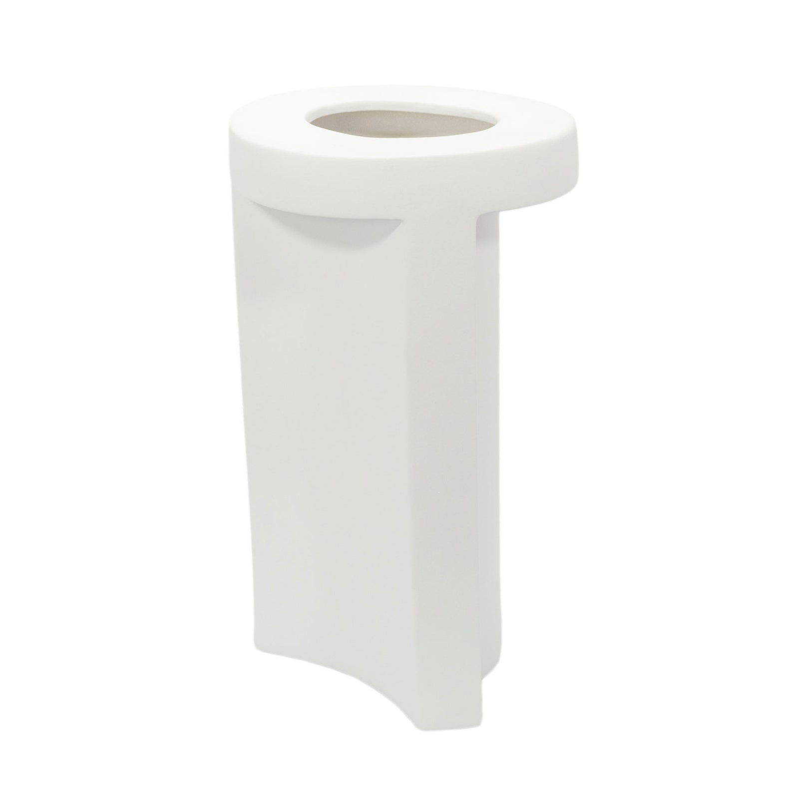 Anaka Vase Ceramic White