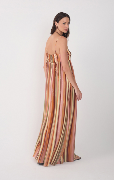 Bosque Print Lurex Jumpsuit