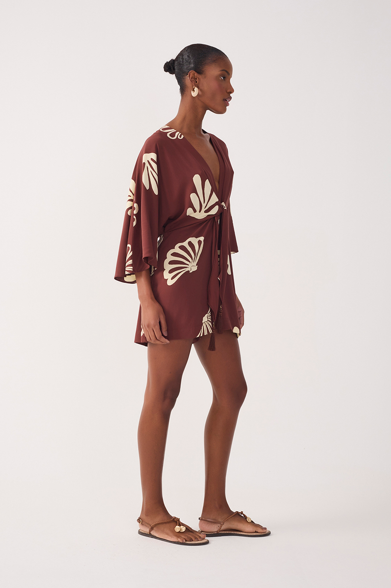 Yoriank Romper Brown