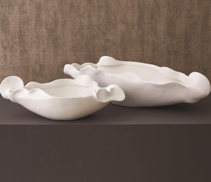 Free Form Bowl-Matte White