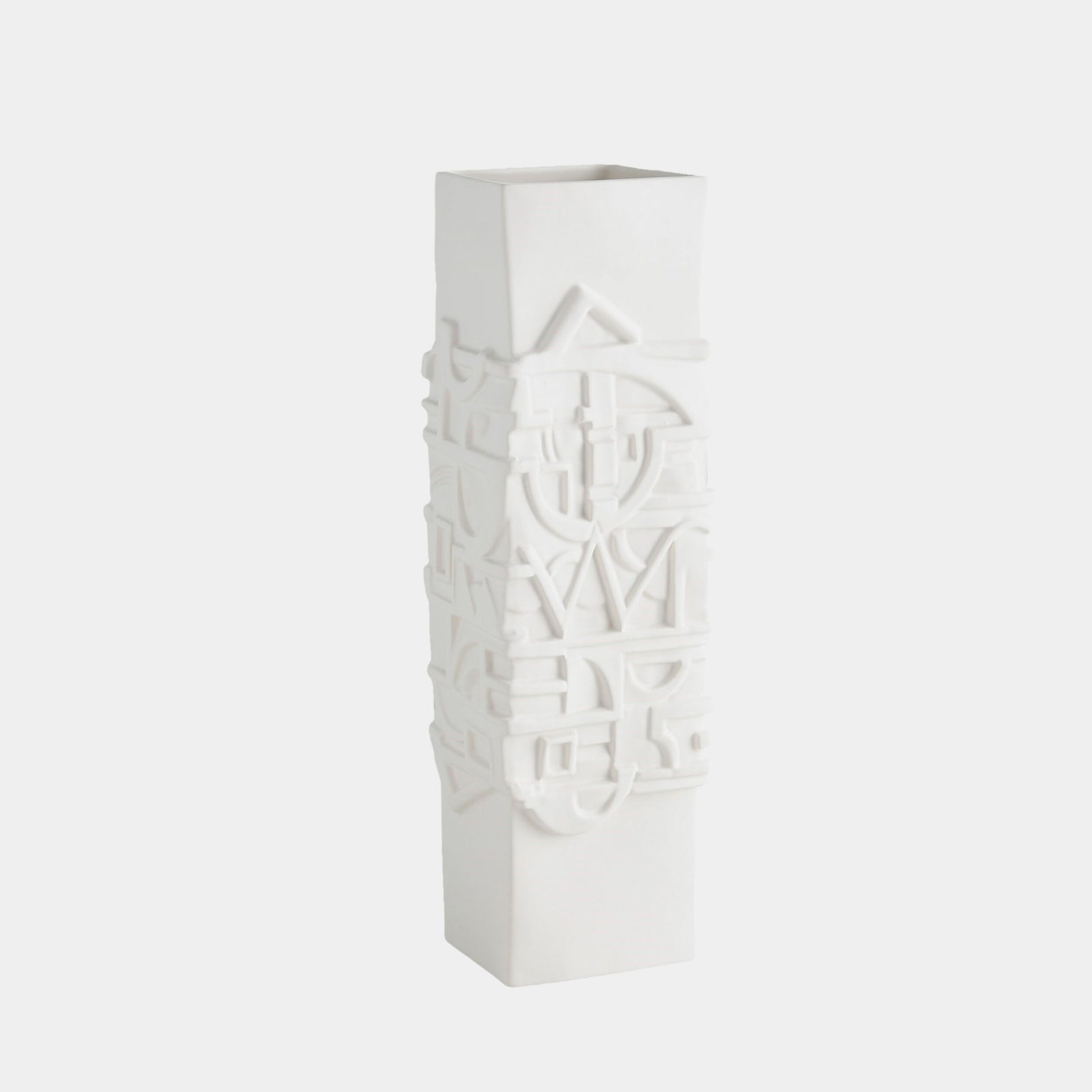Totem Vase Matte White
