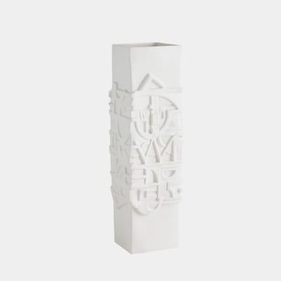 Totem Vase Matte White