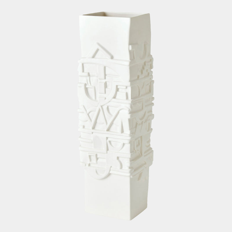 Totem Vase Matte White